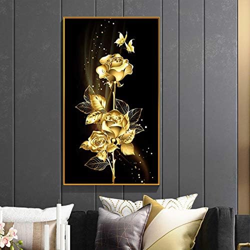 RAILONCH DIY Diamond Painting 5D Diamant Painting Set Full Drill Stickerei Gross Bilder Diamonds Mal