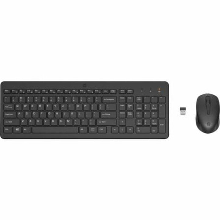 HP Kabellose Tastatur und Maus 330 – (1600 DPI, USB-A, LED-Anzeigen, Tastenkombinationen mit Tastenk