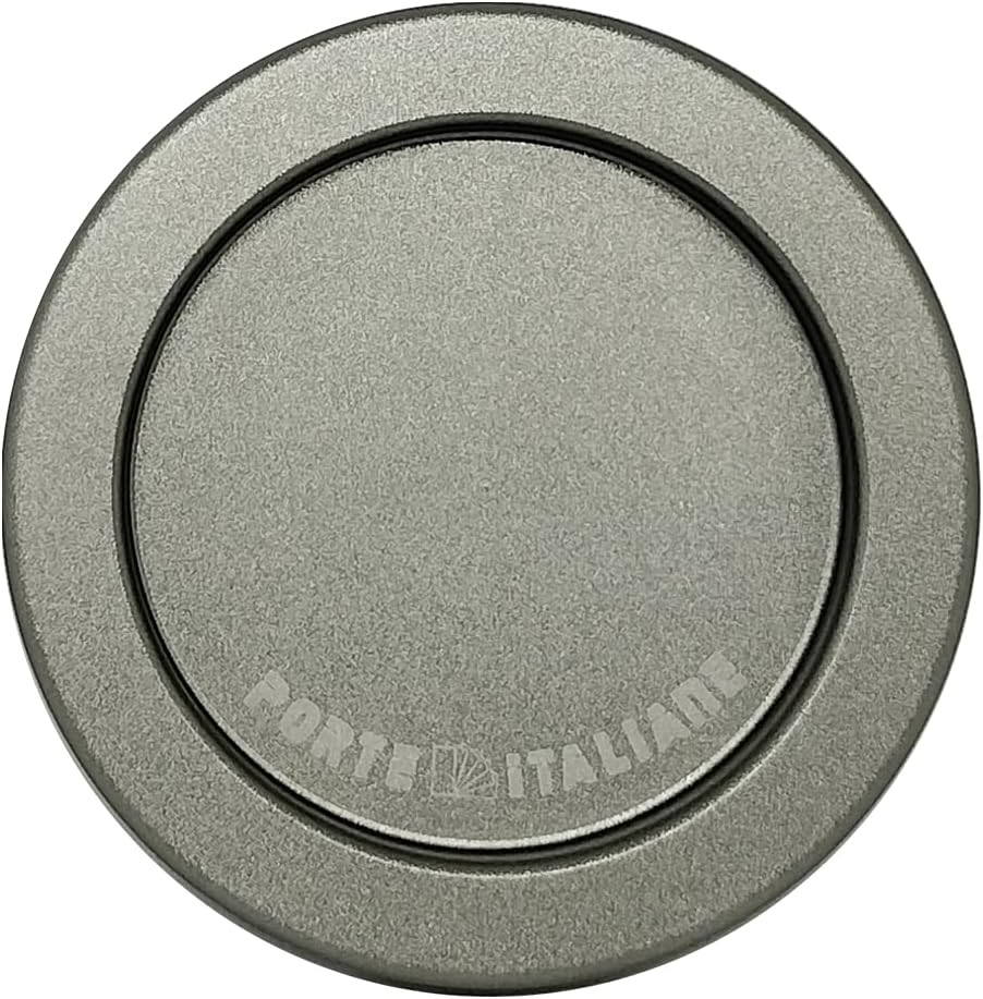 FIP Paar Türgriff aus Glas mit 3M-Aufklebern (Aluminium SIDERALgrau) ALLUMINIO GRIGIO SIDERALE, ALLU