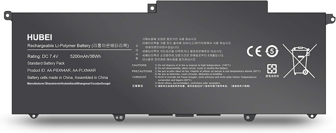 AA-PLXN4AR AA-PBXN4AR Laptop Batterie Ersatz für Samsung 900X3B 900X3C 900X3D 900X3E 900X3F NP900X3B