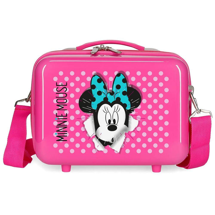Disney Minnie Sunny Day Anpassungsfähiger Schönheitsfall Rosa 29x21x15 cms ABS Neceser Sunny Neceser