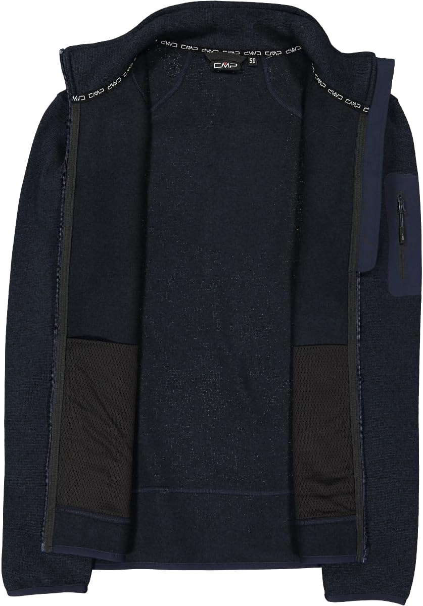 CMP - F.lli Campagnolo Herren Jacke Fleecejacke 3XL B.Blue - Antracite, 3XL B.Blue - Antracite