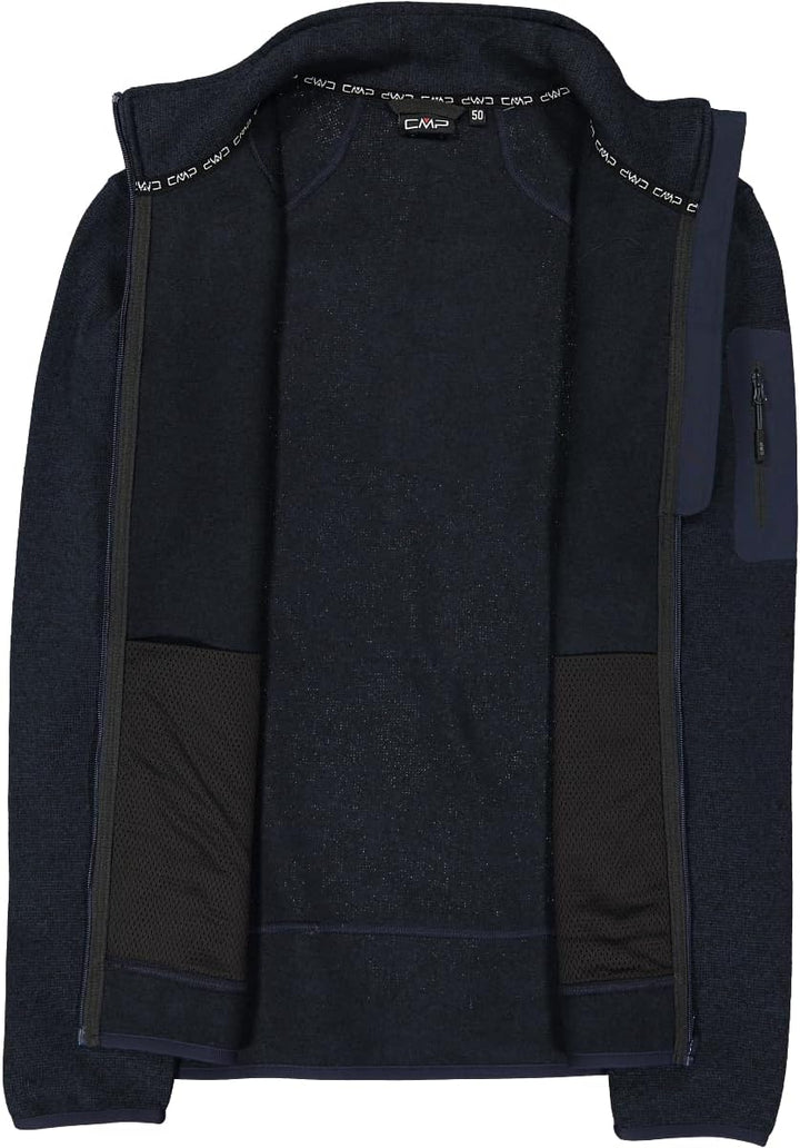 CMP - F.lli Campagnolo Herren Jacke Fleecejacke 3XL B.Blue - Antracite, 3XL B.Blue - Antracite