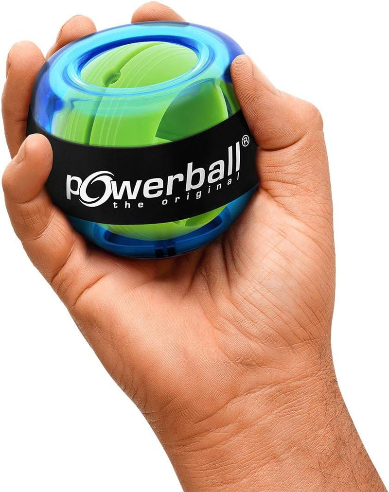 Powerball Basic, gyroskopischer Handtrainer, transparent-blau, das Original von Kernpower