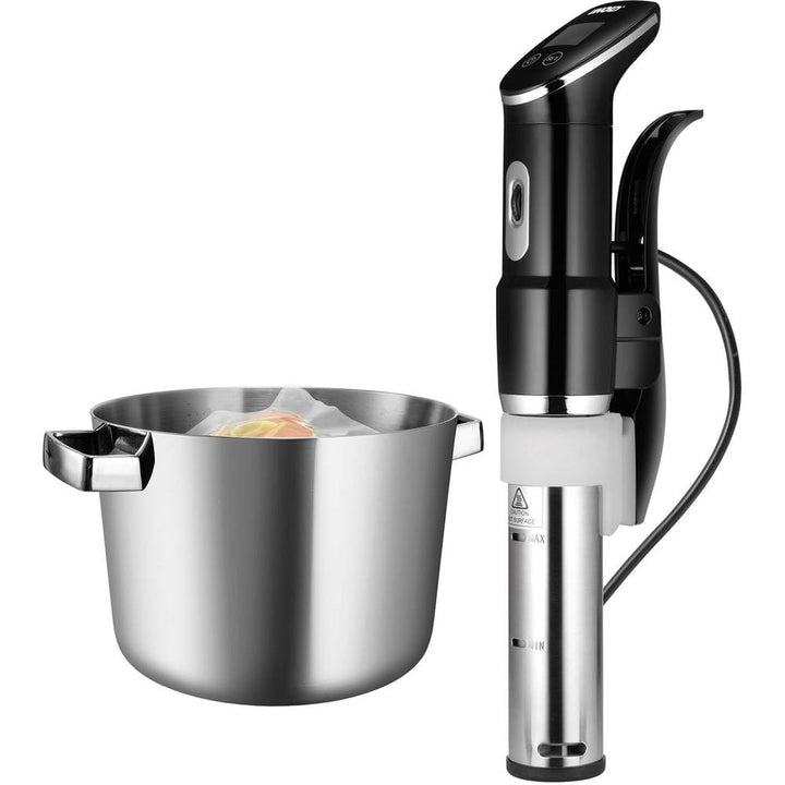 UNOLD 58915 STICK Time Sous Vide Garer für alle Töpfe ab 18 cm Höhe, Temperaturgenauigkeit 0,2°C, ei
