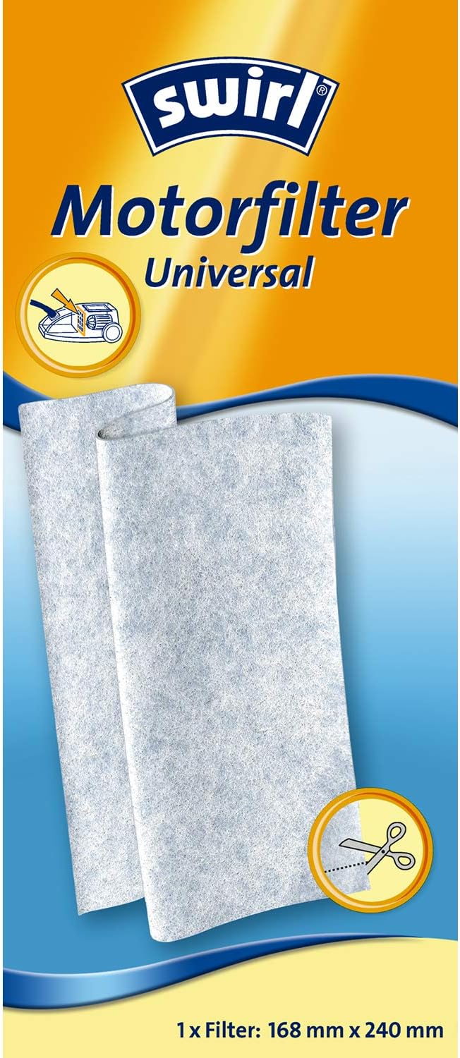 Swirl NeutralizAir M50 Staubsaugerbeutel (für Miele Staubsauger, 4 Beutel, 1 Filter) Motorfilter Uni