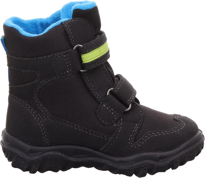 Superfit HUSKY 500080 Jungen Warm gefütterte Schneestiefel 25 EU Schwarz Blau 0200, 25 EU Schwarz Bl