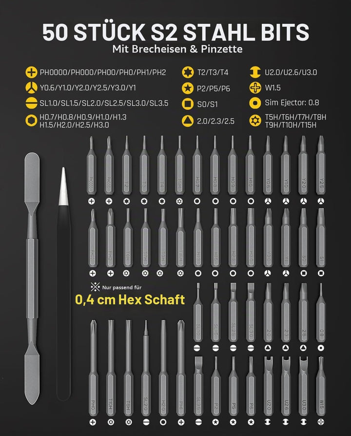 Fanttik S1 Pro Akku-Schrauberset &amp; E2 Ultra 3.7V Mini Elektro Schraubendreher Set