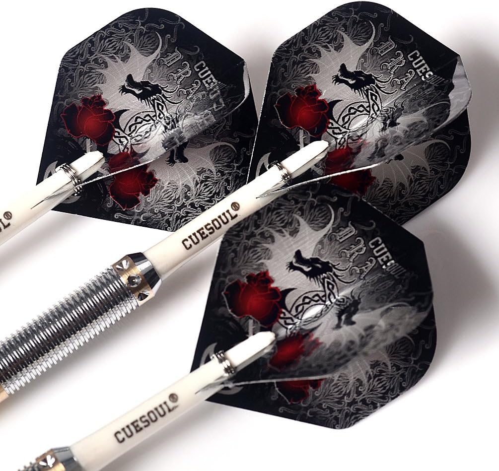 CUESOUL Dragon Deluxe Messing Steel Dartpfeile, 21 Gramm F2306 21 Grams, F2306 21 Grams