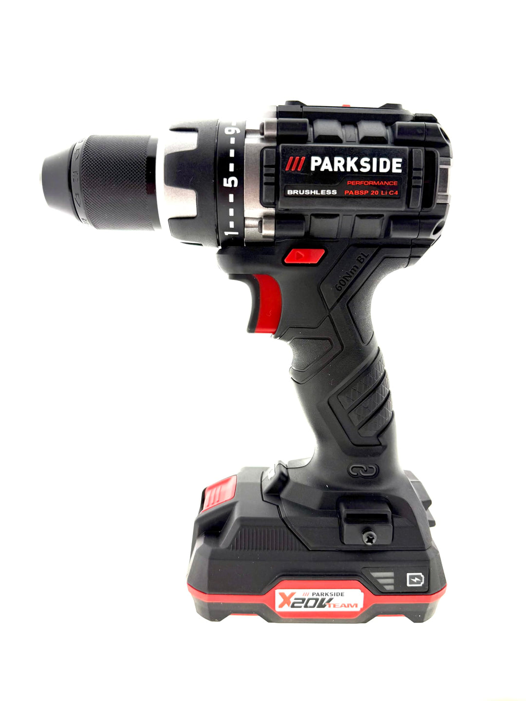 PARKSIDE PERFORMANCE Akku-Bohrschrauber PABSP 20 Li C4, 20V, 60 Nm, 2-Gang, Brushless Motor, inkl. A