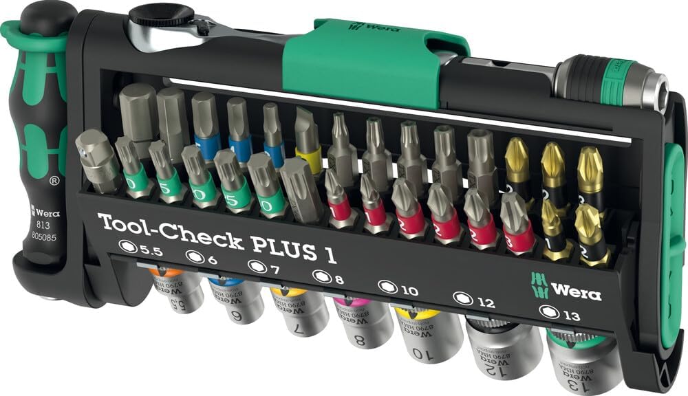 Wera 05049055001 Tool-Check PLUS 1, 39-teilig, Tool-Check PLUS 1