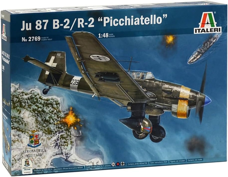 Italeri 510002769 1:48 Ju 87 B-2/R-2 Stuka Picchiatello