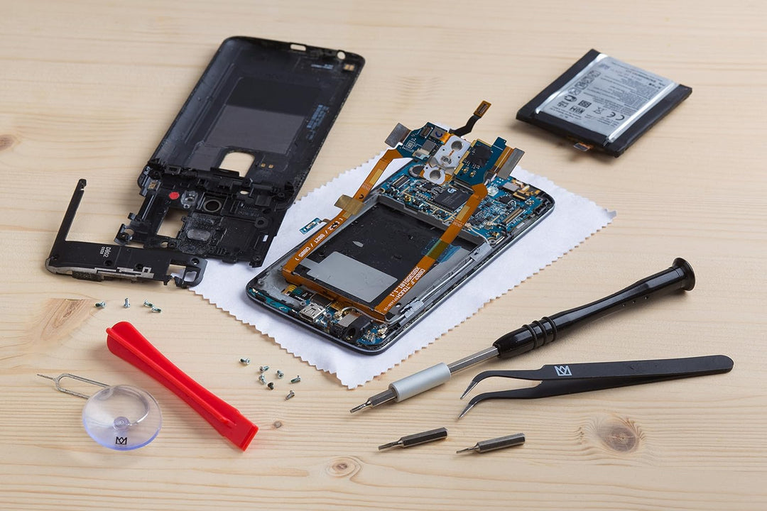 Meister Feinmechaniker-Set 108-teilig - Reparatur-Set für Smartphones, Tablets, PCs, Konsolen, Kamer