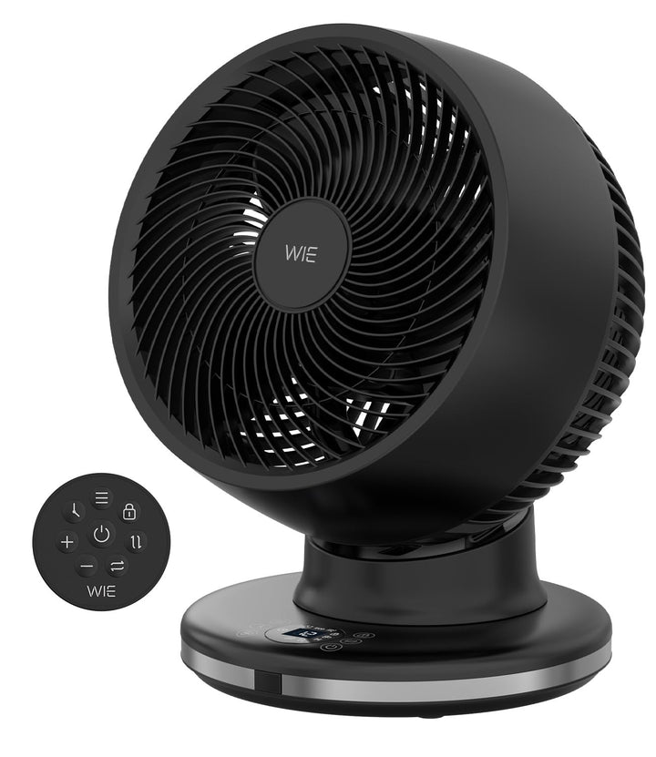 WIE Tischventilator, 4 Modi 12-Geschwindigkeit Ventilator mit 90° Oszillation, Luftzirkulator Fans m