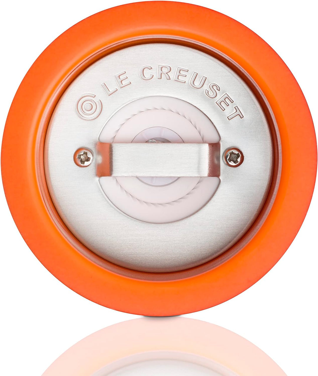 Le Creuset Pfeffermühle, ABS-Kunststoff, 6,2 x 6,2 x 20,8 cm, Keramik-Mahlwerk, Ofenrot, 96001900090