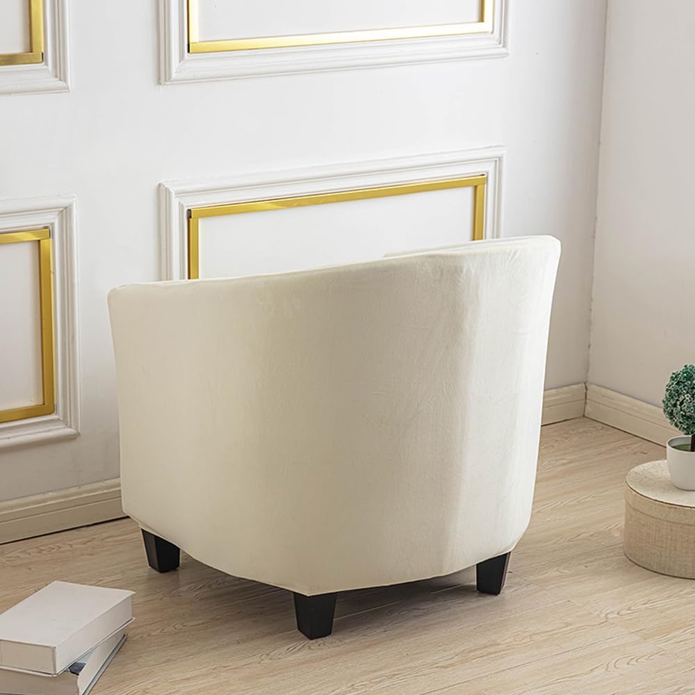 Sesselbezug Samt Sesselschoner 2 Stück Sesselhusse Stretch Sesselüberwurf Schonbezüge Cocktailsessel