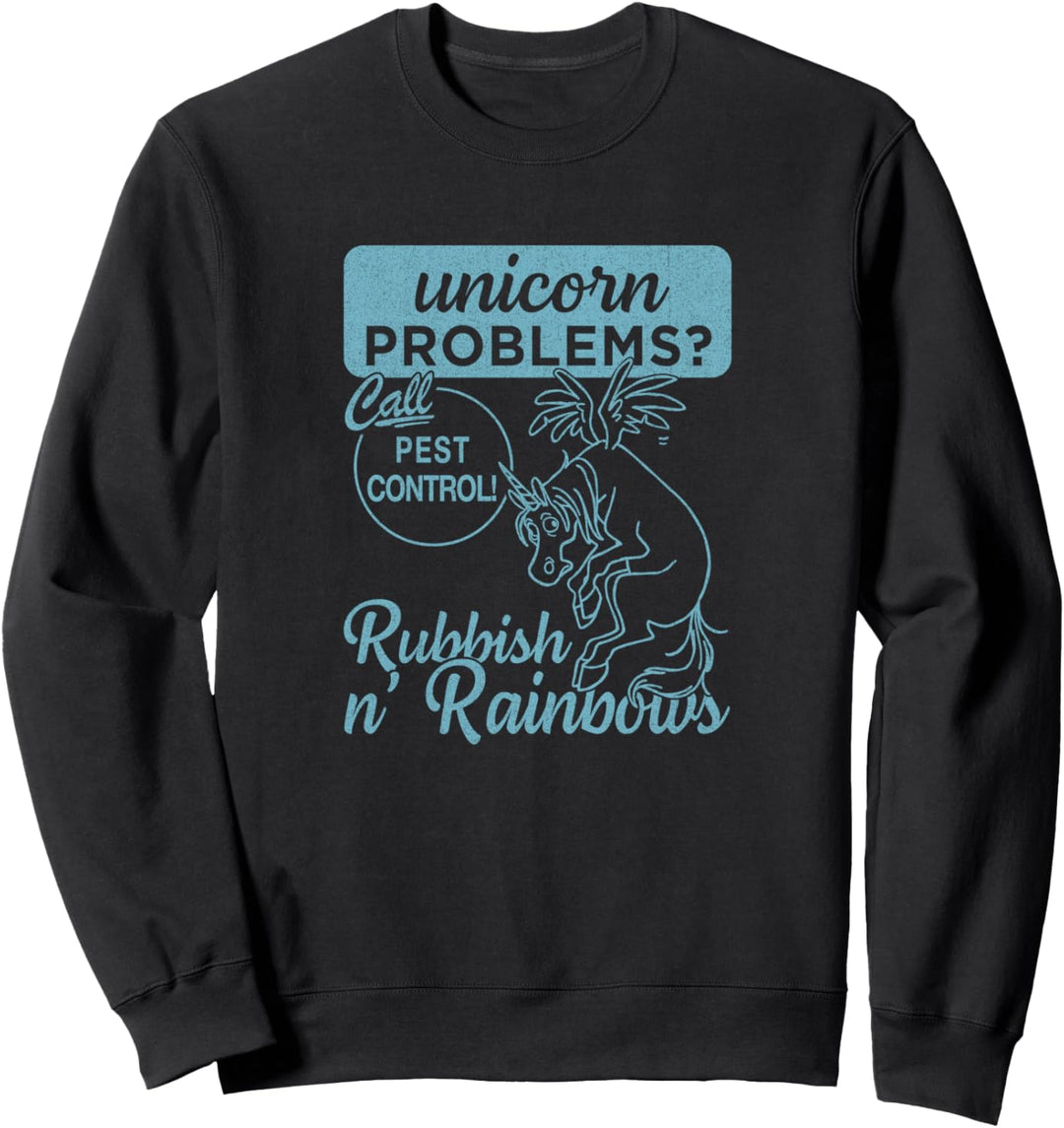 Disney Pixar Onward Unicorn Probleme Ruf Schädlingsbekämpfung an Sweatshirt