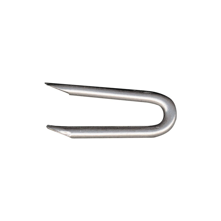 siwitec Stahlkrampen blank 3,1 x 31 mm, 5 kg, Krampen mit schräg geschnittenen Spitzen, U-Nägel, Net
