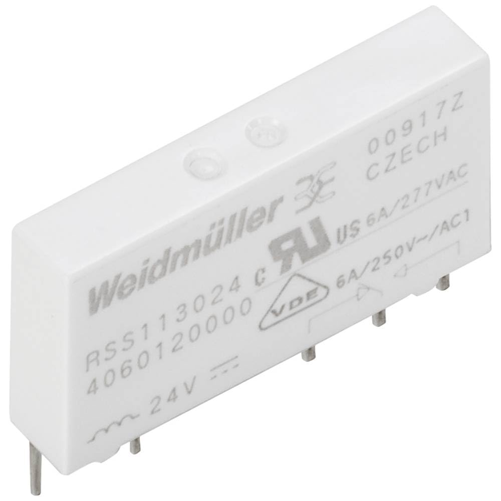 WEIDMÜLLER RSS113024F Steckrelais, 24 V/DC, 6 A, 1 Wechsler (RT), 18 Stück