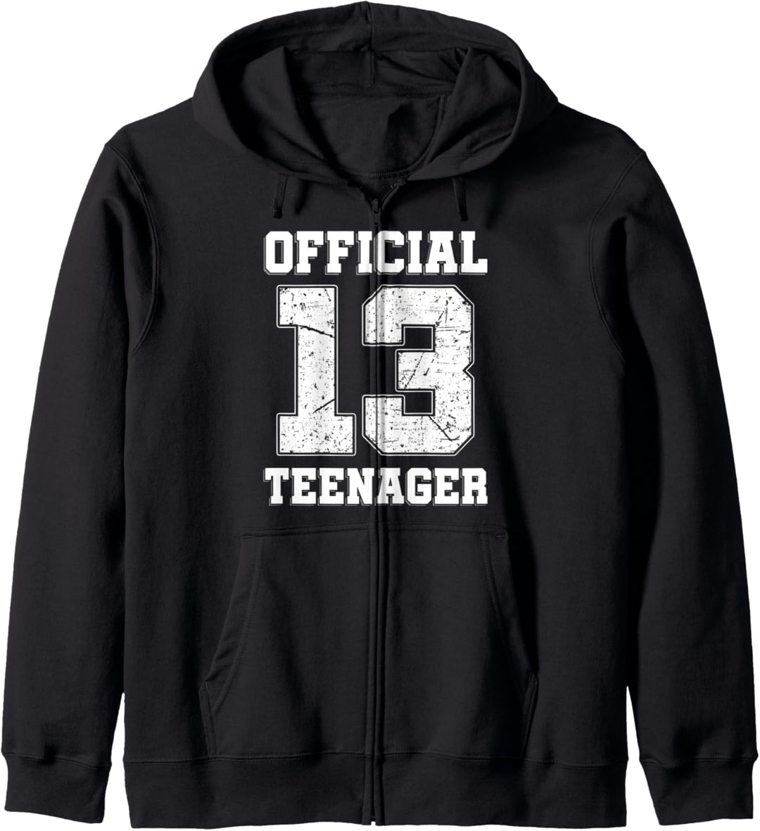 13. Geburtstag Dreizehn Jahre 2008 Offizieller Teenager Kapuzenjacke