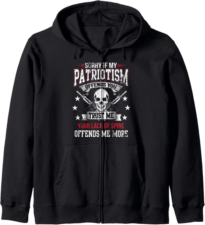 Sorry If My Patriotism Offends You Kapuzenjacke