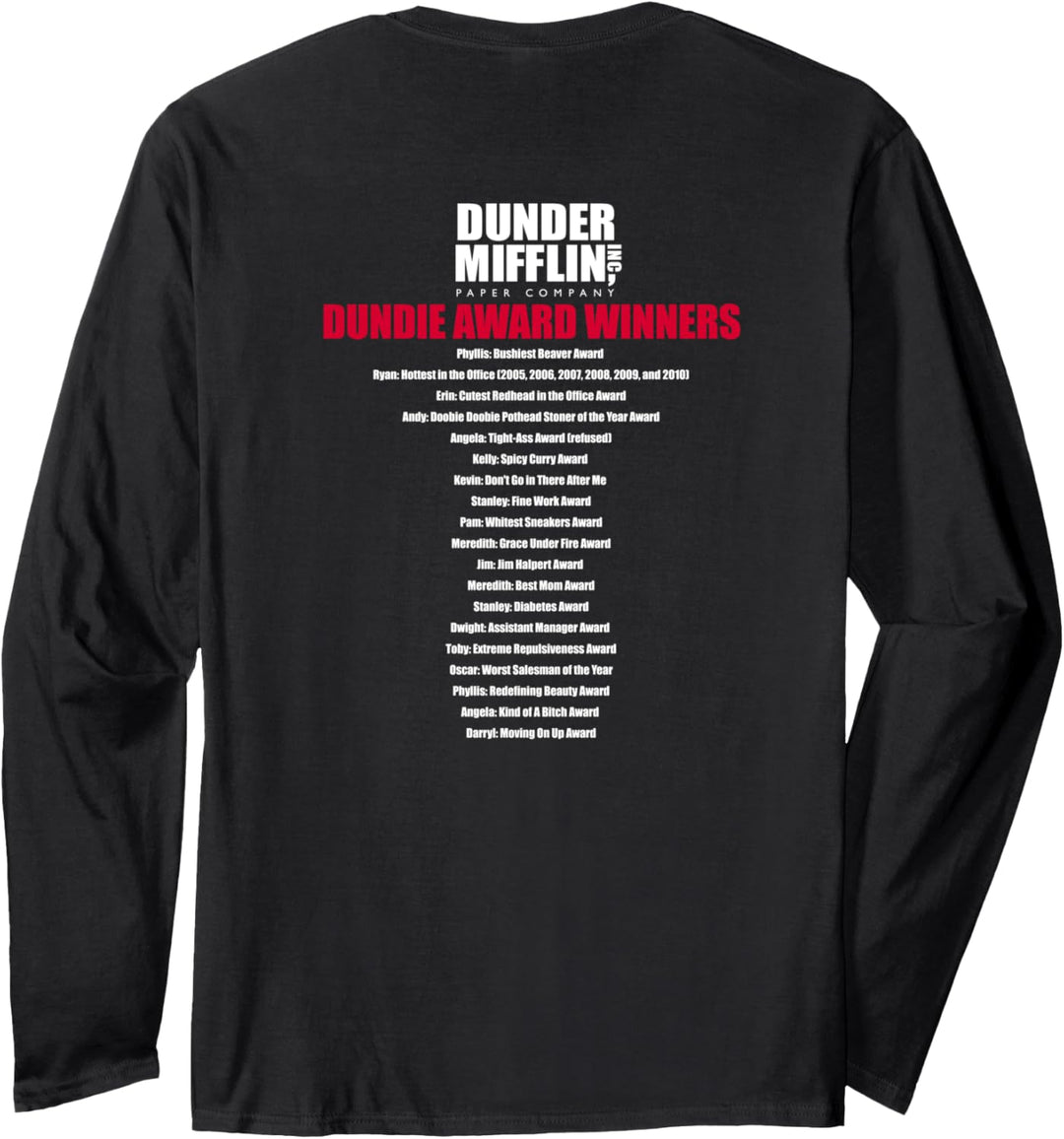 The Office Dundie Preisträger Langarmshirt