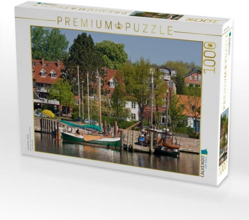 CALVENDO Puzzle Eckernförde - Borby 1000 Teile Lege-Grösse 64 x 48 cm Foto-Puzzle Bild von Klaus Kol