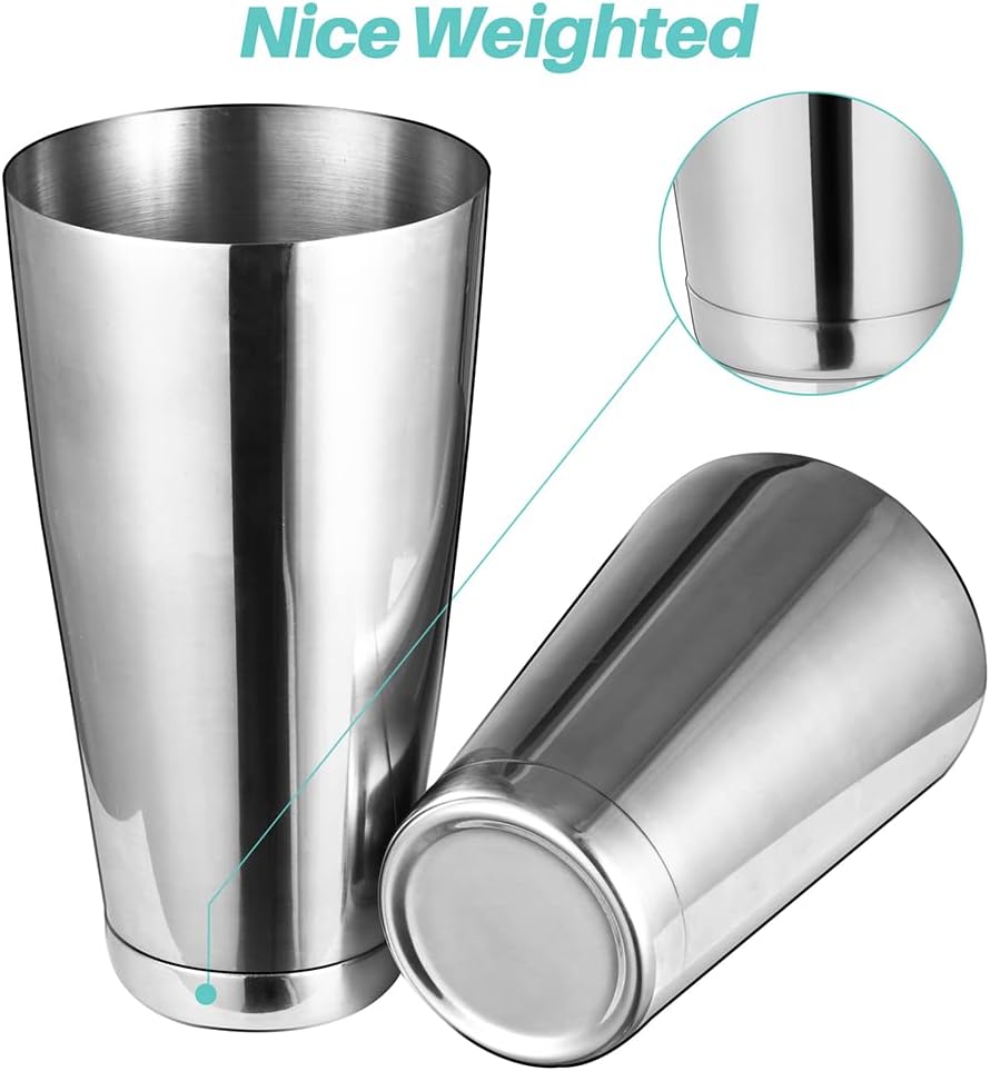 Etens Cocktail Shaker, Professional Boston Shaker, Edelstahl Martini Shaker Drink Shaker für Barendi