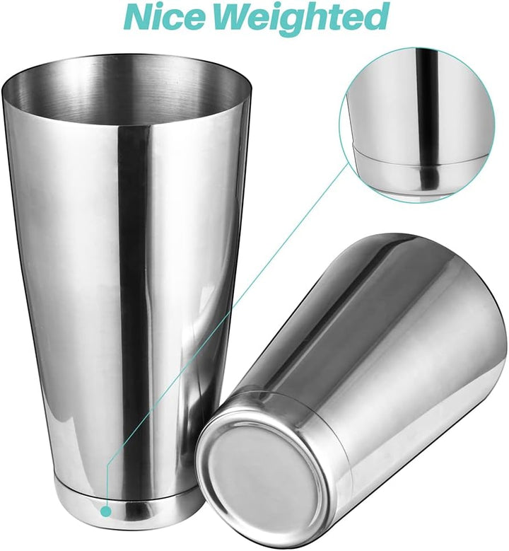 Etens Cocktail Shaker, Professional Boston Shaker, Edelstahl Martini Shaker Drink Shaker für Barendi