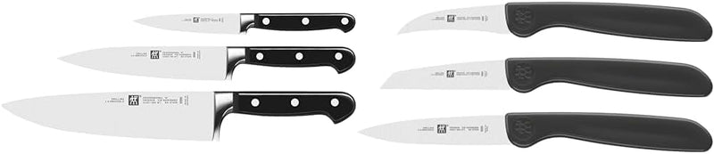 ZWILLING Professional S Messer-Set, 3-teilig & Twin Grip Gemüsemesser-Set, 3-teilig, (Schälmesser 5