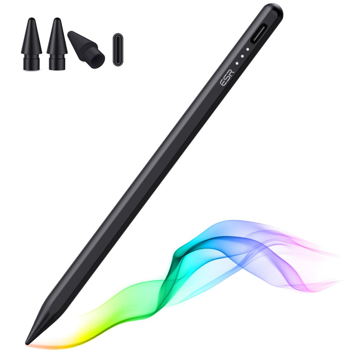 ESR Stift für iPad 2018-2026, Pencil mit Tilt Sensitivity, Palm Rejection | Stift mit Handflächenabw