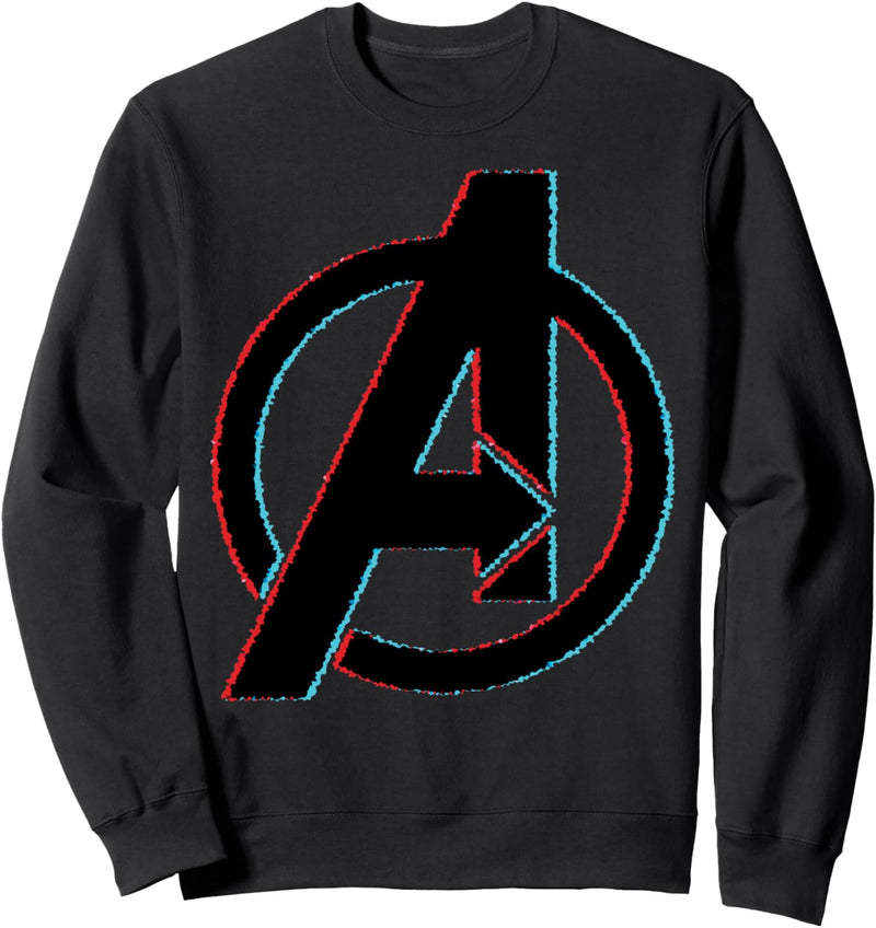 Marvel Avengers 3D Color Pop Logo Sweatshirt