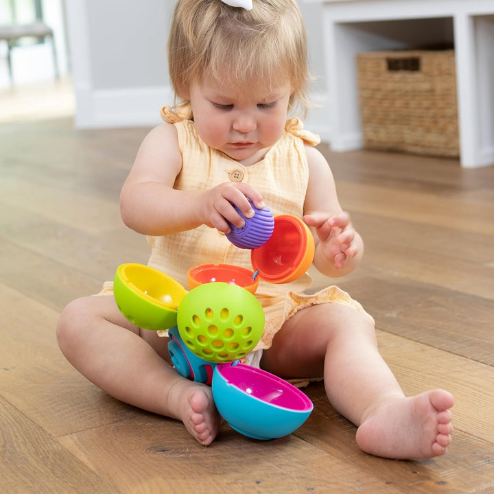Fat Brain OombeeBall, Entwicklungs- und Lernspielzeug für Babys, geeignet für Jungen und Mädchen ab