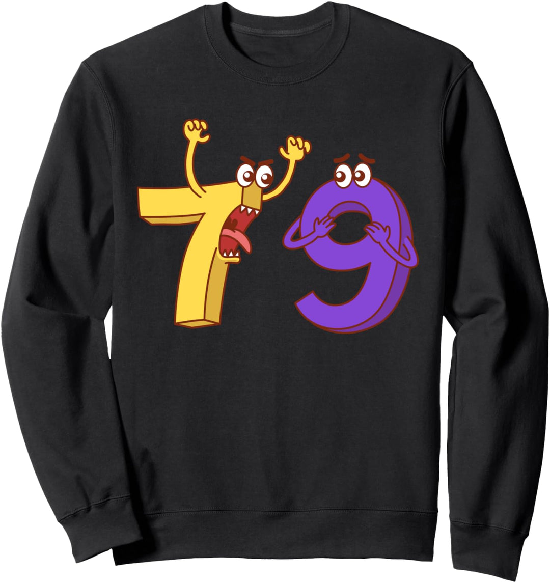 7 Ate 9 Mathematik Sweatshirt