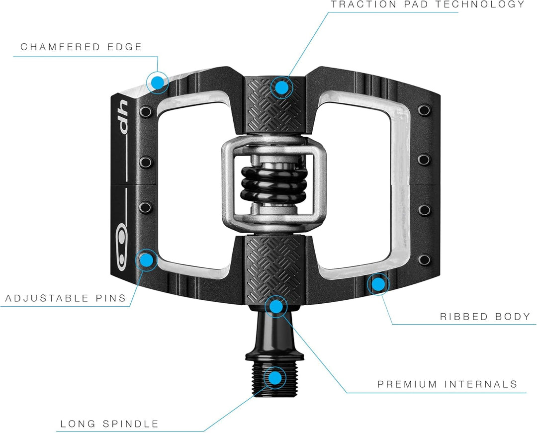 Crank Brothers Mallet Dh Race Pedal Einheitsgrösse Schwarz, Einheitsgrösse Schwarz
