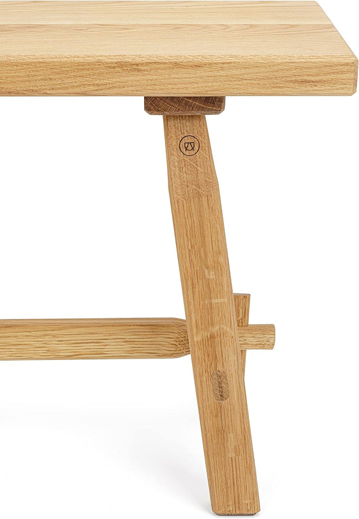 Anton Doll Holzmanufaktur ®, Sitzbank Hans, Naturprodukt 100%, handgefertigte Sitzbank aus massiver
