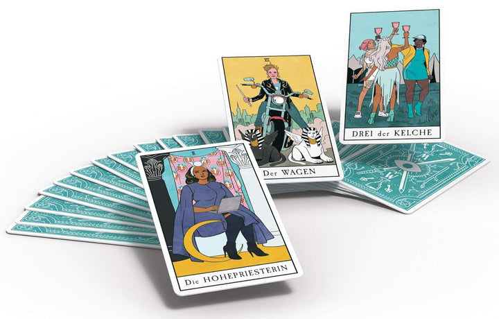 Modern Witch Tarot: 78 Tarotkarten mit Anleitung (Deutsche Ausgabe), Gebundenes Buch