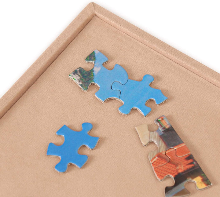LAVIEVERT Wooden Jigsaw Puzzle Board Puzzle Storage Puzzle Saver with Non-Slip Surface for Up to 100