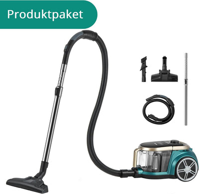 Eureka Apollo beutelloser Staubsauger, leichter Zylinderstaubsauger mit Single Cyclone System, 800W