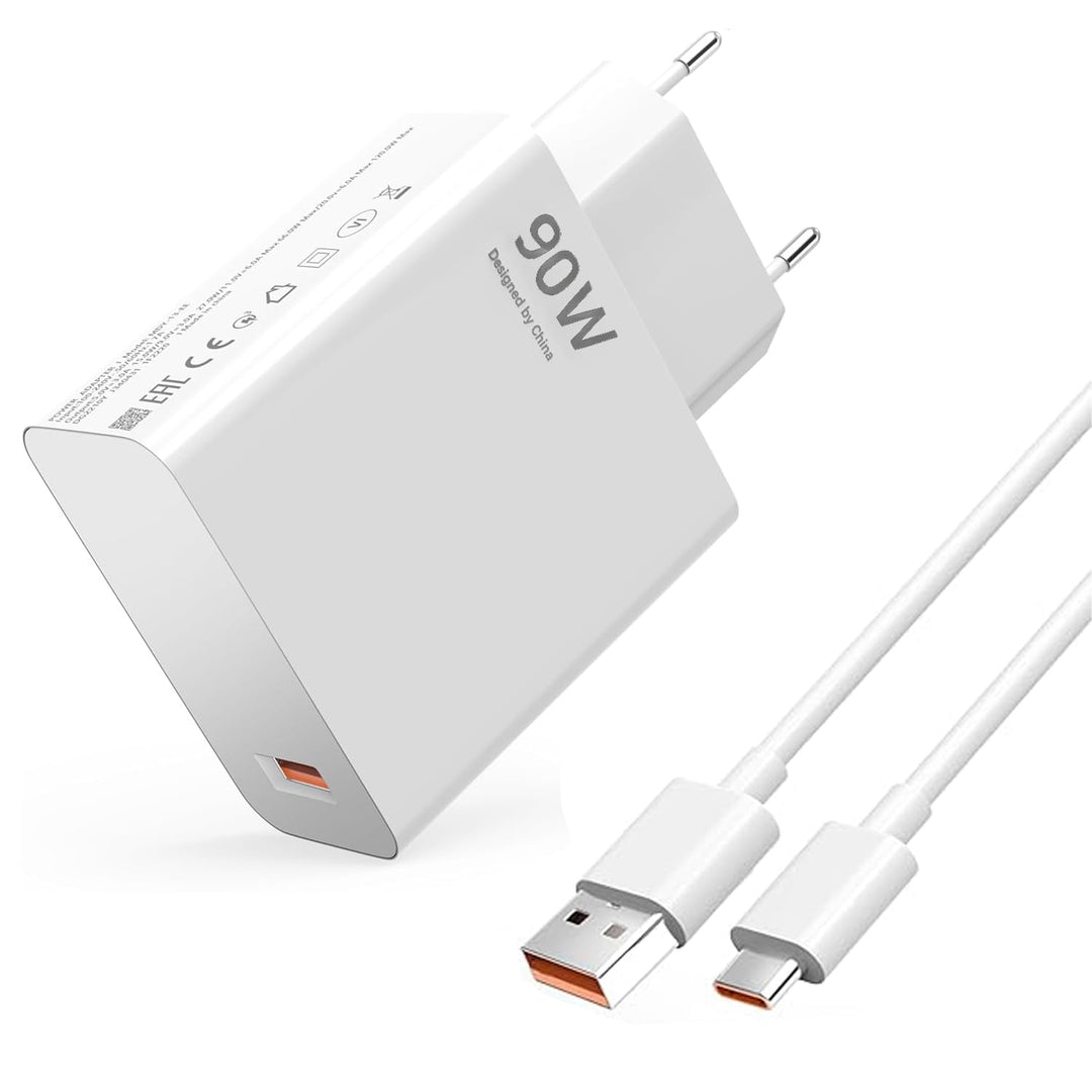 90W USB C Ladegerät Ladekabel für Xiaomi 15 Ultra 15T 15Pro, 14 Ultra 14T 13T 14T Pro, 13T Lite, Red