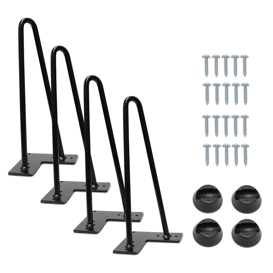 Signstek Tischbeine Möbelfüsse Metall Tisch Fuesse 30cm/12’’moebelfuesse für Kleiner Couchtisch, Sch