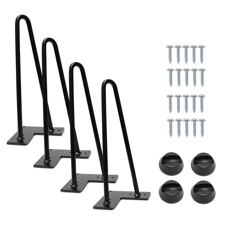 Signstek Tischbeine Möbelfüsse Metall Tisch Fuesse 30cm/12’’moebelfuesse für Kleiner Couchtisch, Sch