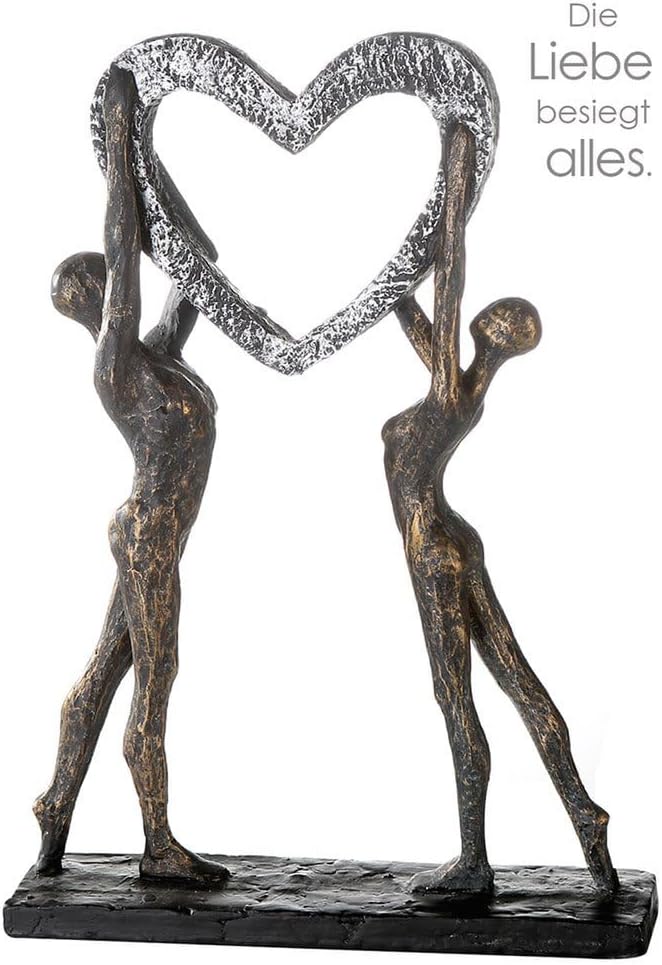 Casablanca - Skulptur, Objekt, Figur, Dekofigur - Victory Sieg der Liebe - Poly - Höhe: 37 cm