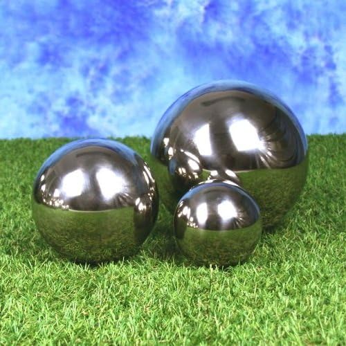 Gebrüder Lomprich Edelstahlkugeln B-Ware 35 Stück Durchmesser 5 cm