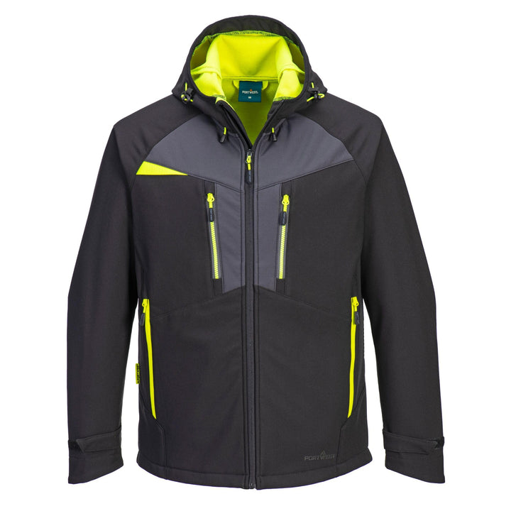 Portwest DX4 Softshelljack XXXL Schwarz, XXXL Schwarz