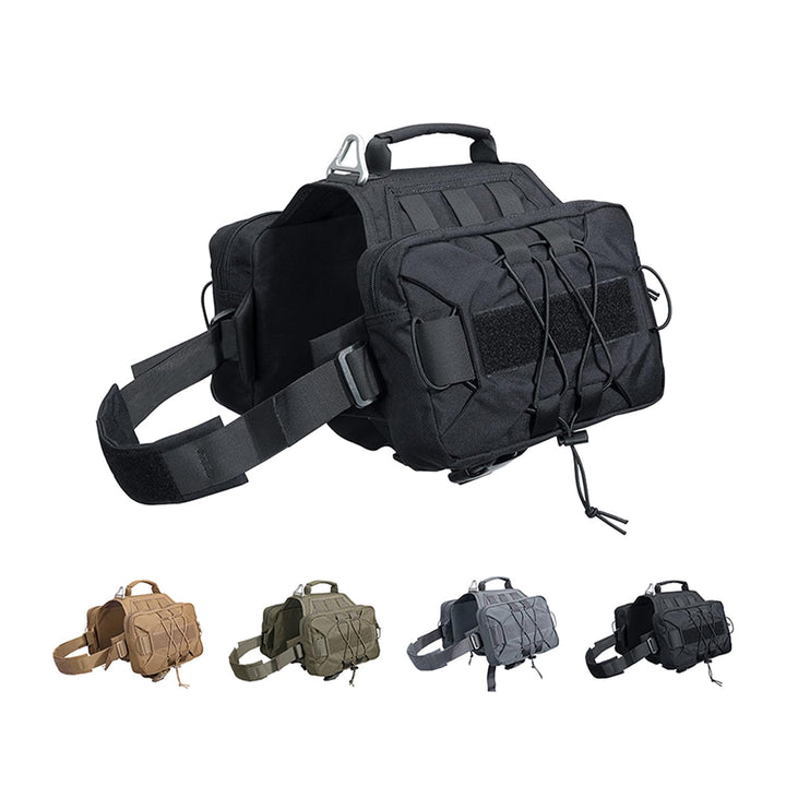EXCELLENT ELITE SPANKER Dog Pack Hound Hundesatteltasche Rucksack für Reisen Camping Wandern mittler
