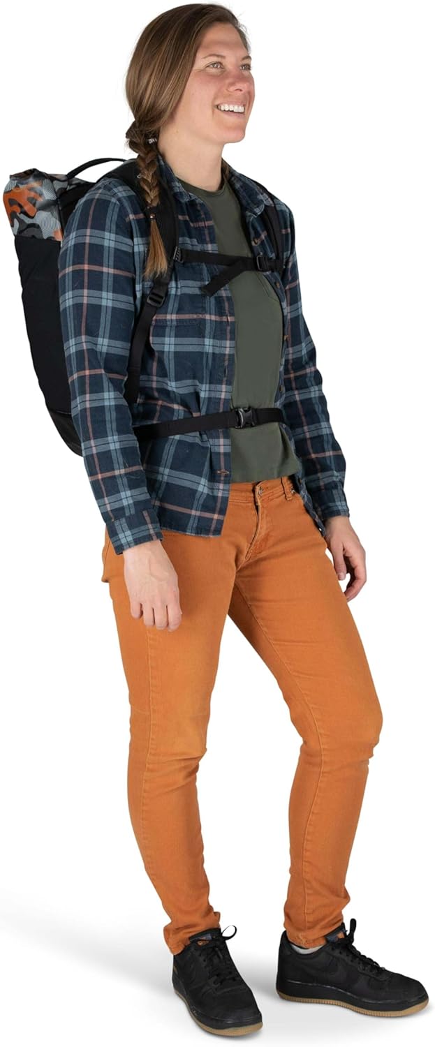 Osprey Unisex – Erwachsene Transporter Roll Top Lifestyle Pack Einheitsgrösse Tan Concrete, Einheits