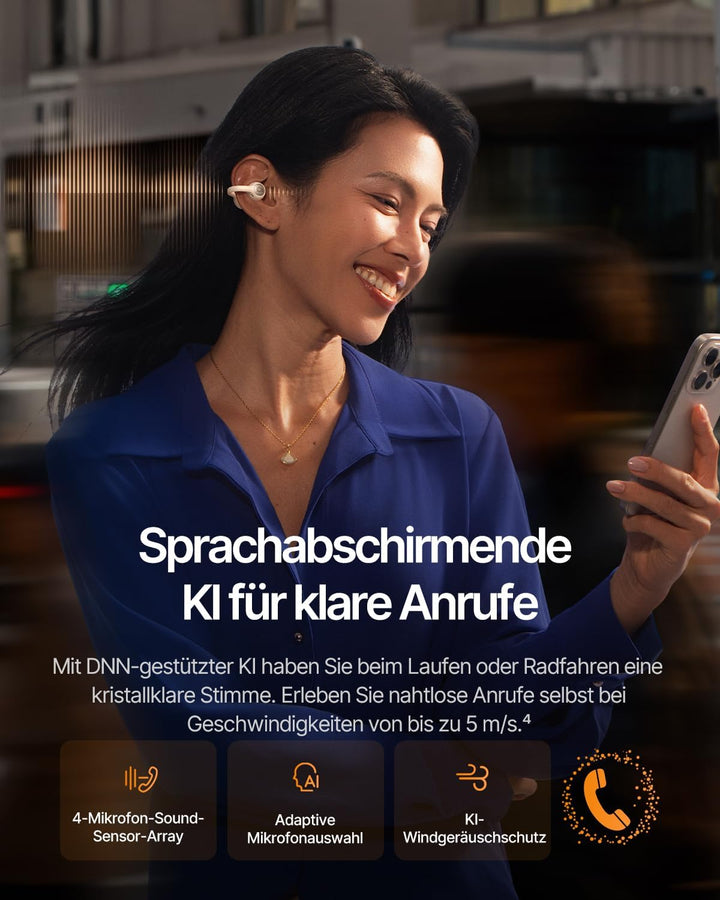 Baseus Inspire XC1 Open-Ear Kopfhörer, Sound by Bose, Cloud-Komfort Open Earbuds mit Dolby Audio | H