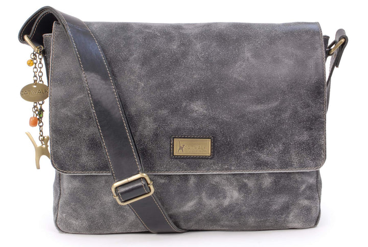 Catwalk Collection Handbags - Vintage Grobem Leder - CATWALK COLLECTION - Gröss - Umhängetasche Mess