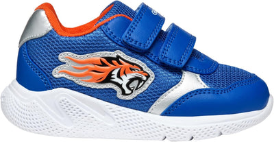 Geox Baby-Jungen B Sprintye Boy B Sneakers 21 EU Royal Orange, 21 EU Royal Orange